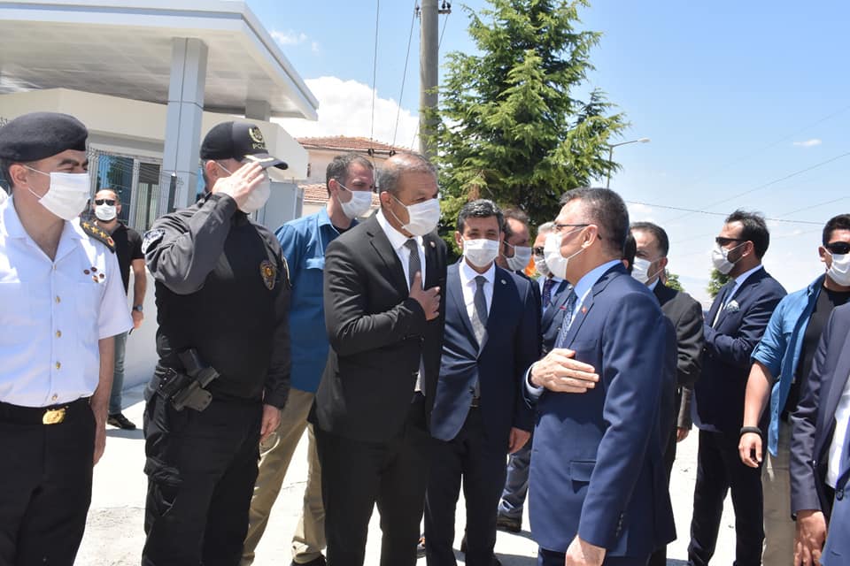 Cumhurbaşkanı Yardımcısı Fuat Oktay Temel Atma Töreni