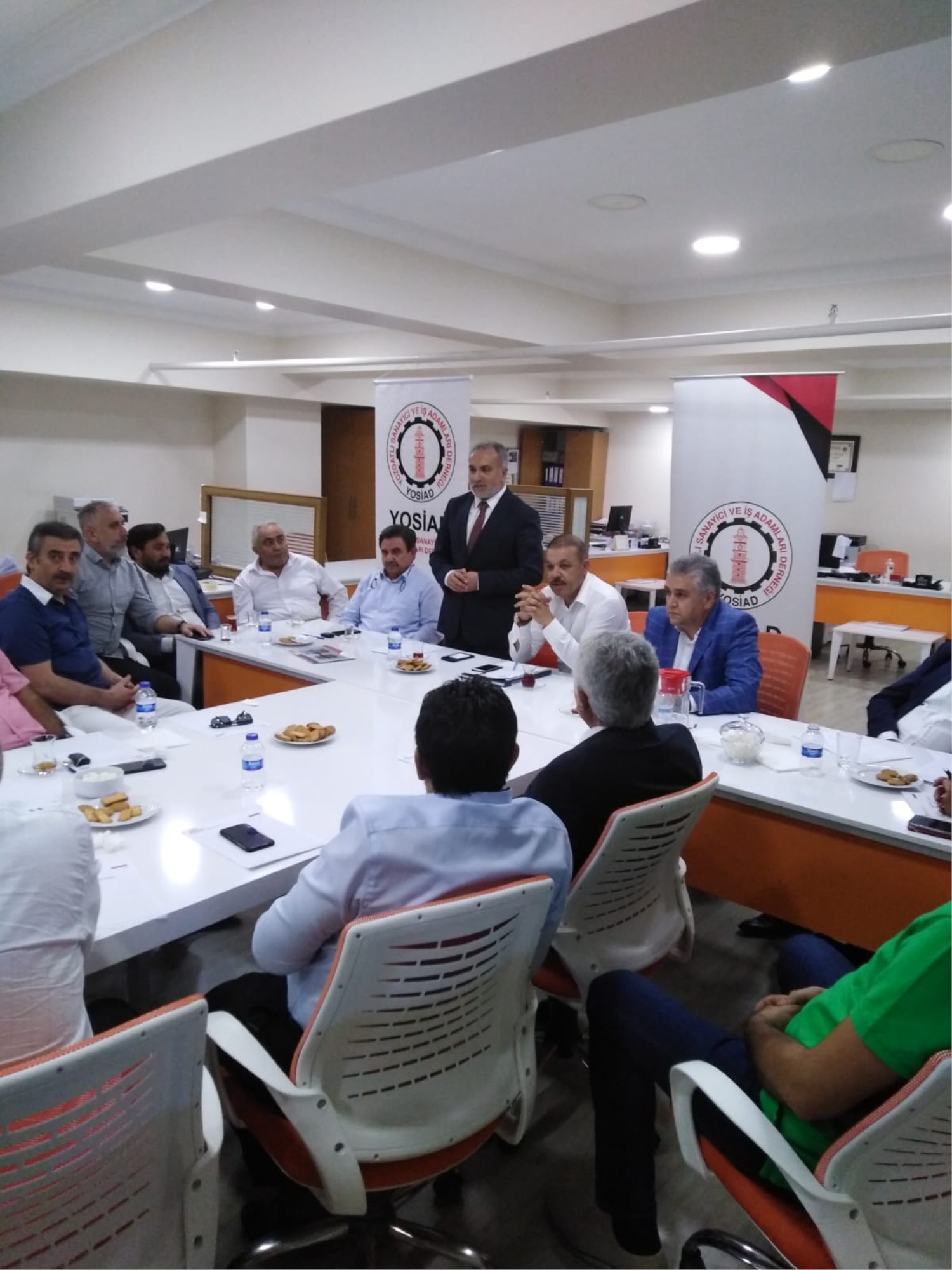 Rektör Karadağ Tanışma Toplantımıza Katıldı