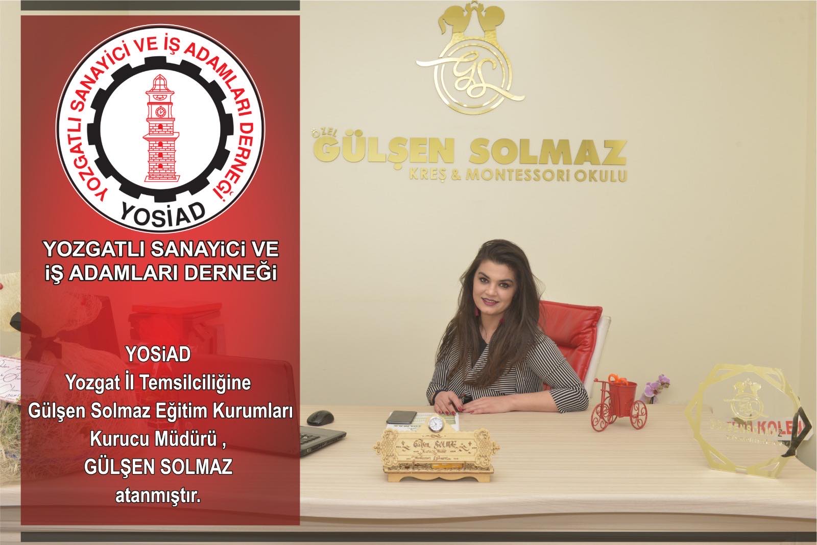 YOSİAD Yozgat Temsilciliği'ne Gülşen Solmaz Getirildi