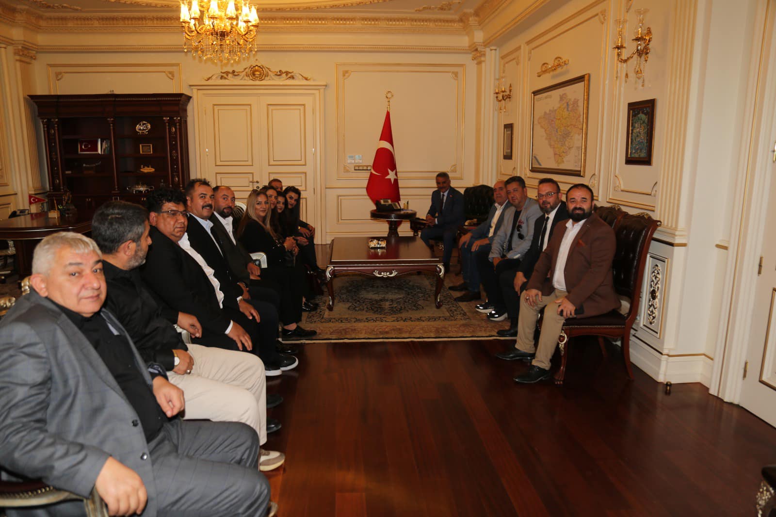 Yozgat Valimiz Sayın Mehmet Ali Özkan’a Hayırlı Olsun Ziyaretinde Bulunduk